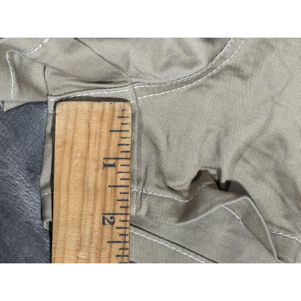 Dickies Shorts Womens 27 Beige Twill Cargo Utility Workwear Logo Stretch - Picture 8 of 10